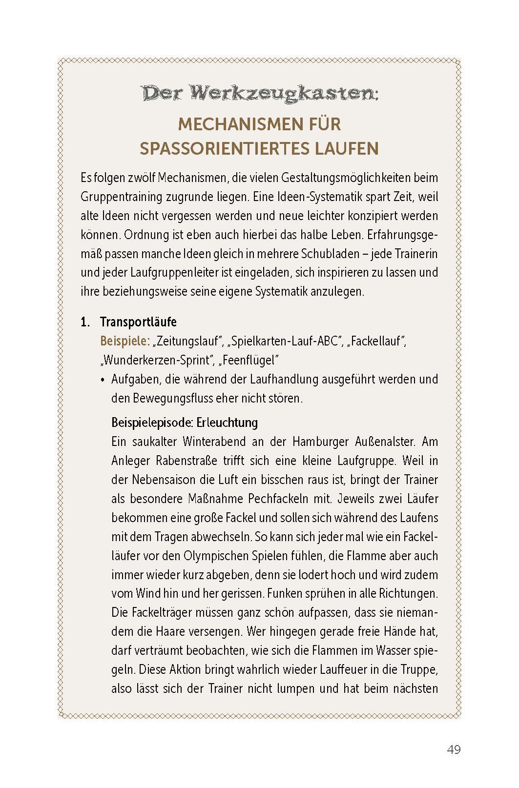 Beispielinhalt (Bild) Das Funkeln der Schweißperlen