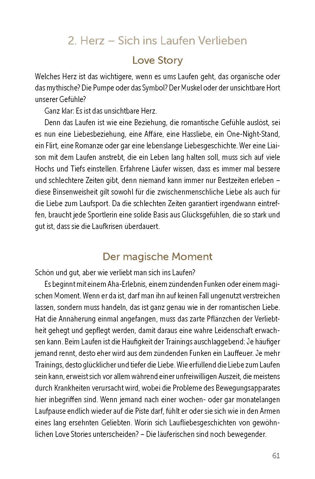 Beispielinhalt (Bild) Das Funkeln der Schweißperlen