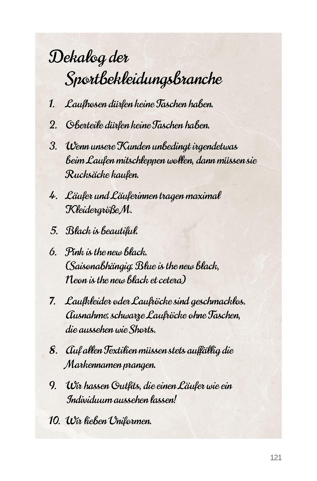 Beispielinhalt (Bild) Das Funkeln der Schweißperlen