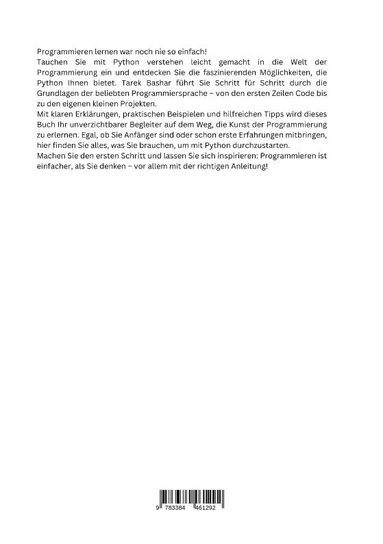 Rückseitencover Python verstehen leicht gemacht