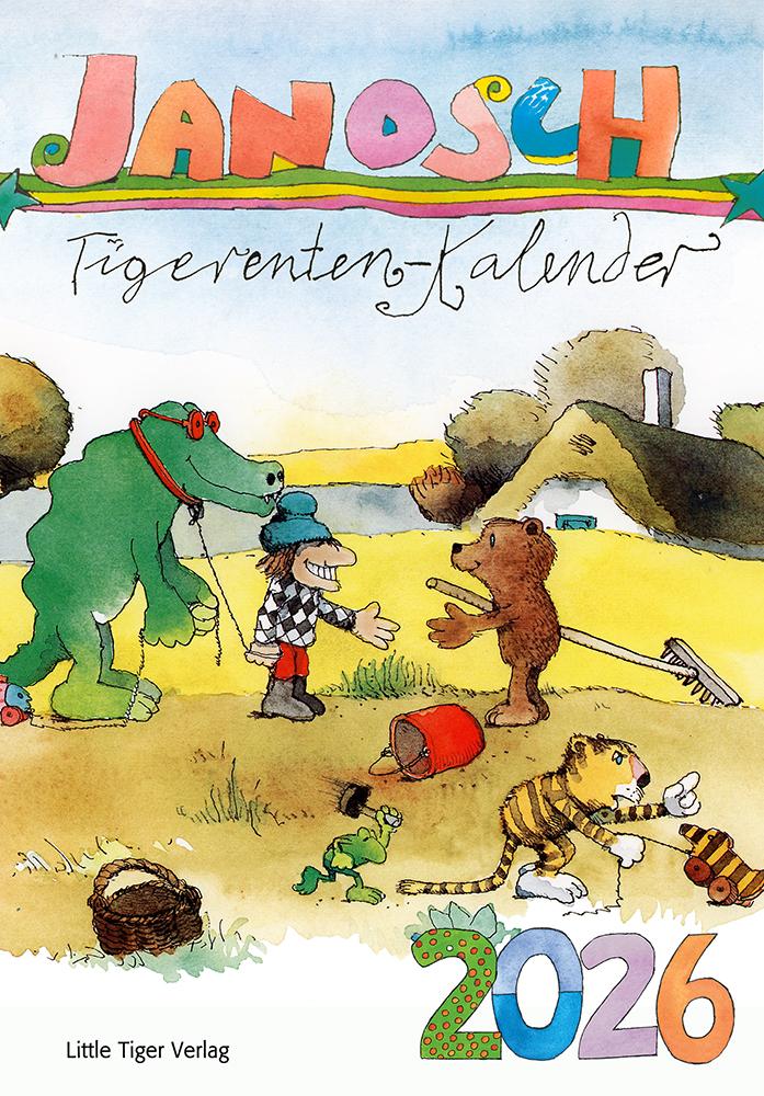 Vorderes Coverbild Janosch Tigerentenkalender 2026