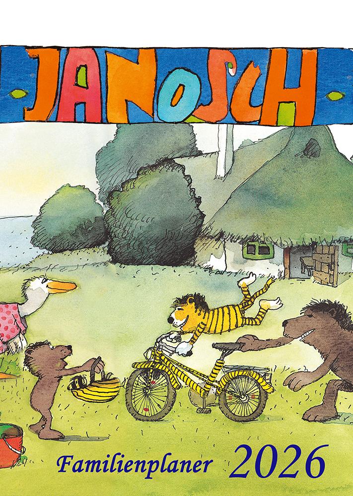 Vorderes Coverbild Janosch Familienplaner 2026
