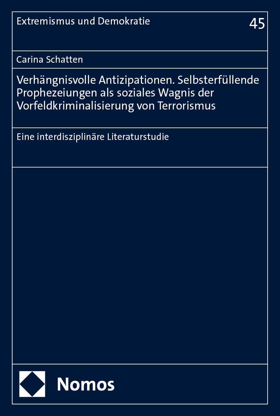 Vorderes Coverbild Verhängnisvolle Antizipationen.