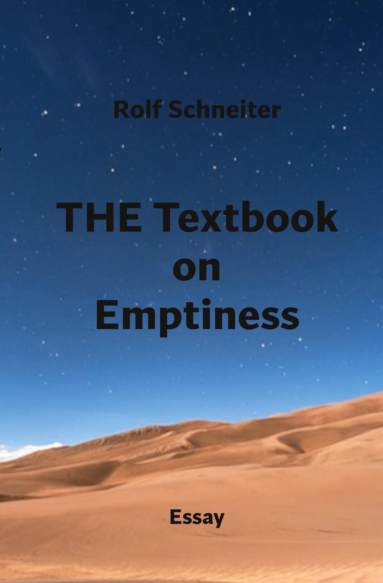 Vorderes Coverbild THE Textbook on Emptiness