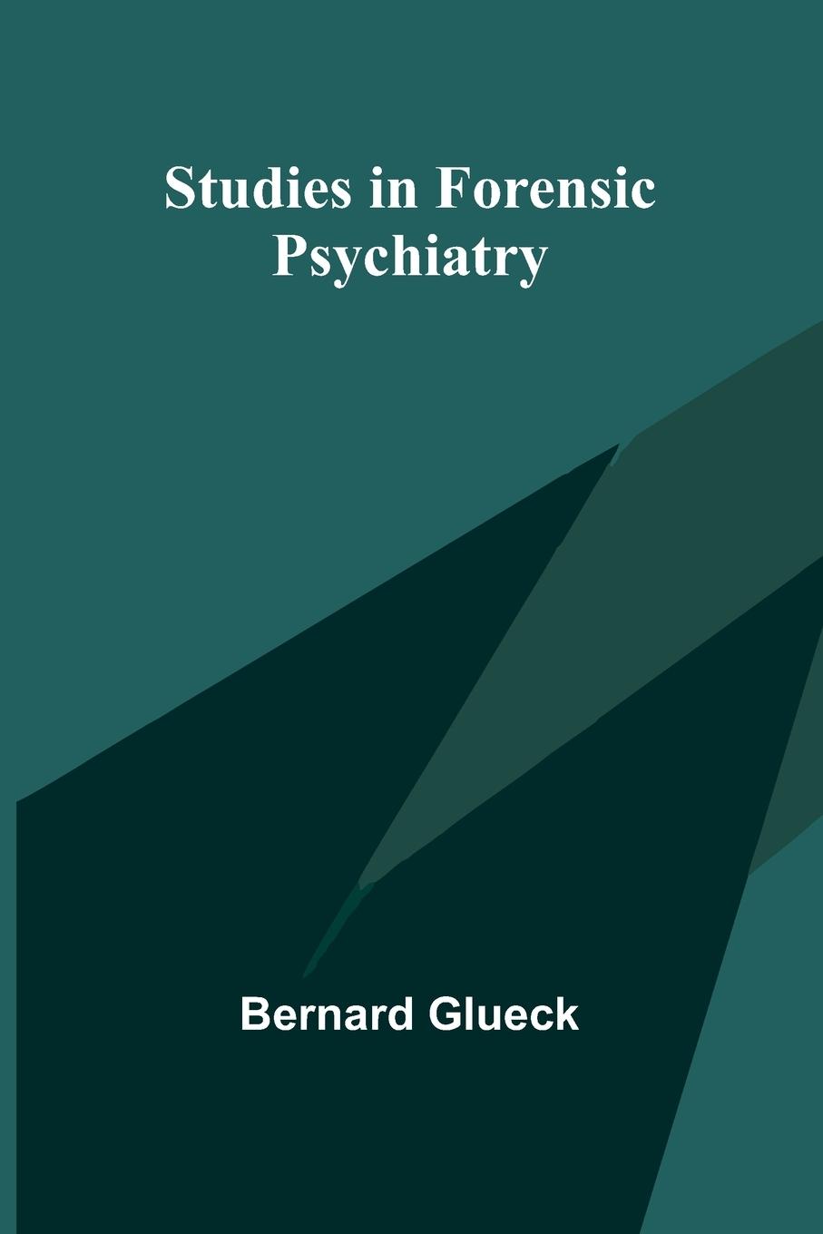 Vorderes Coverbild Studies in Forensic Psychiatry