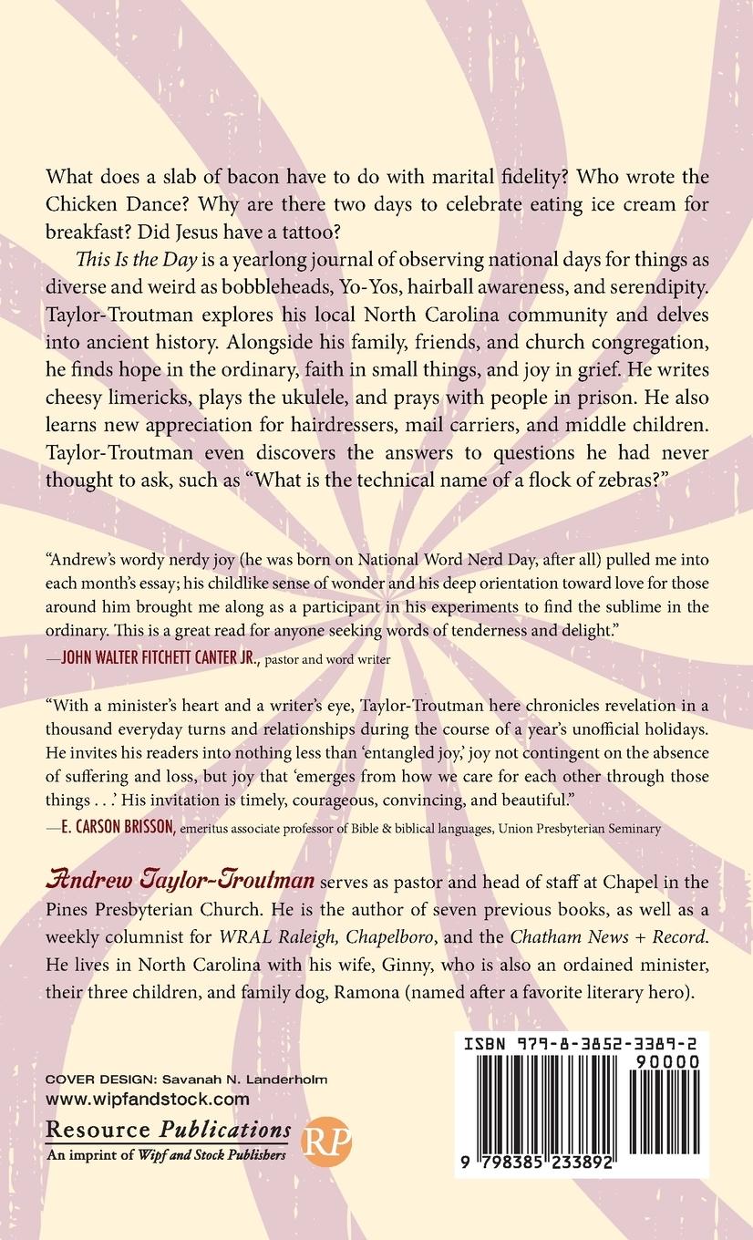 Rückseitencover This IS the Day