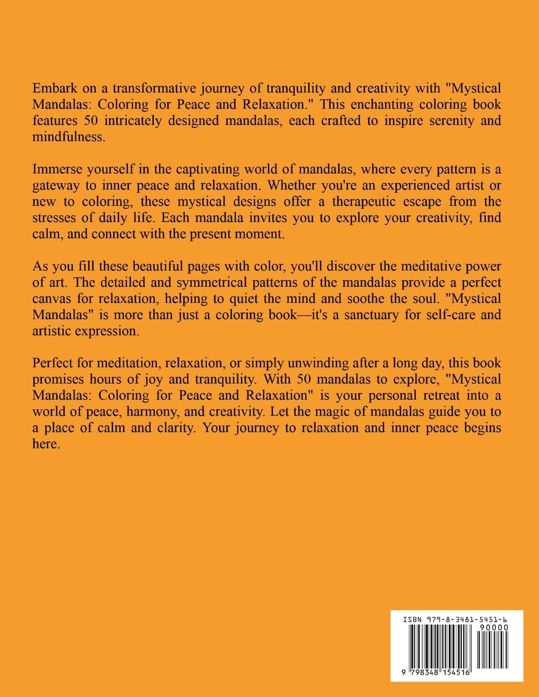 Rückseitencover Mystical Mandalas