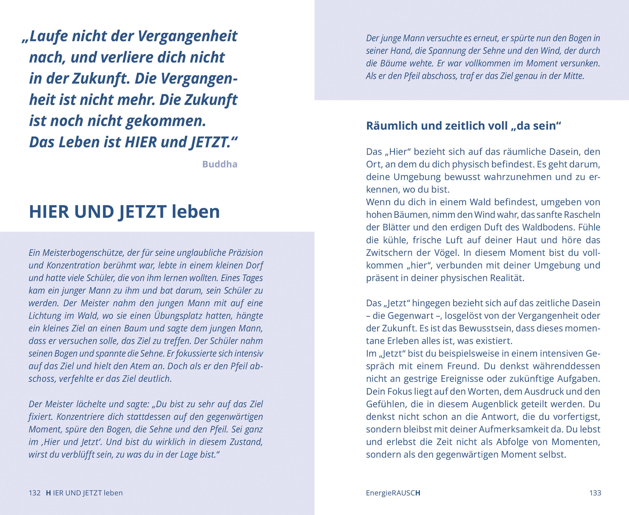 Beispielinhalt (Bild) EnergieRAUSCH - Schluss mit Antriebslosigkeit, Stress und Sorgen