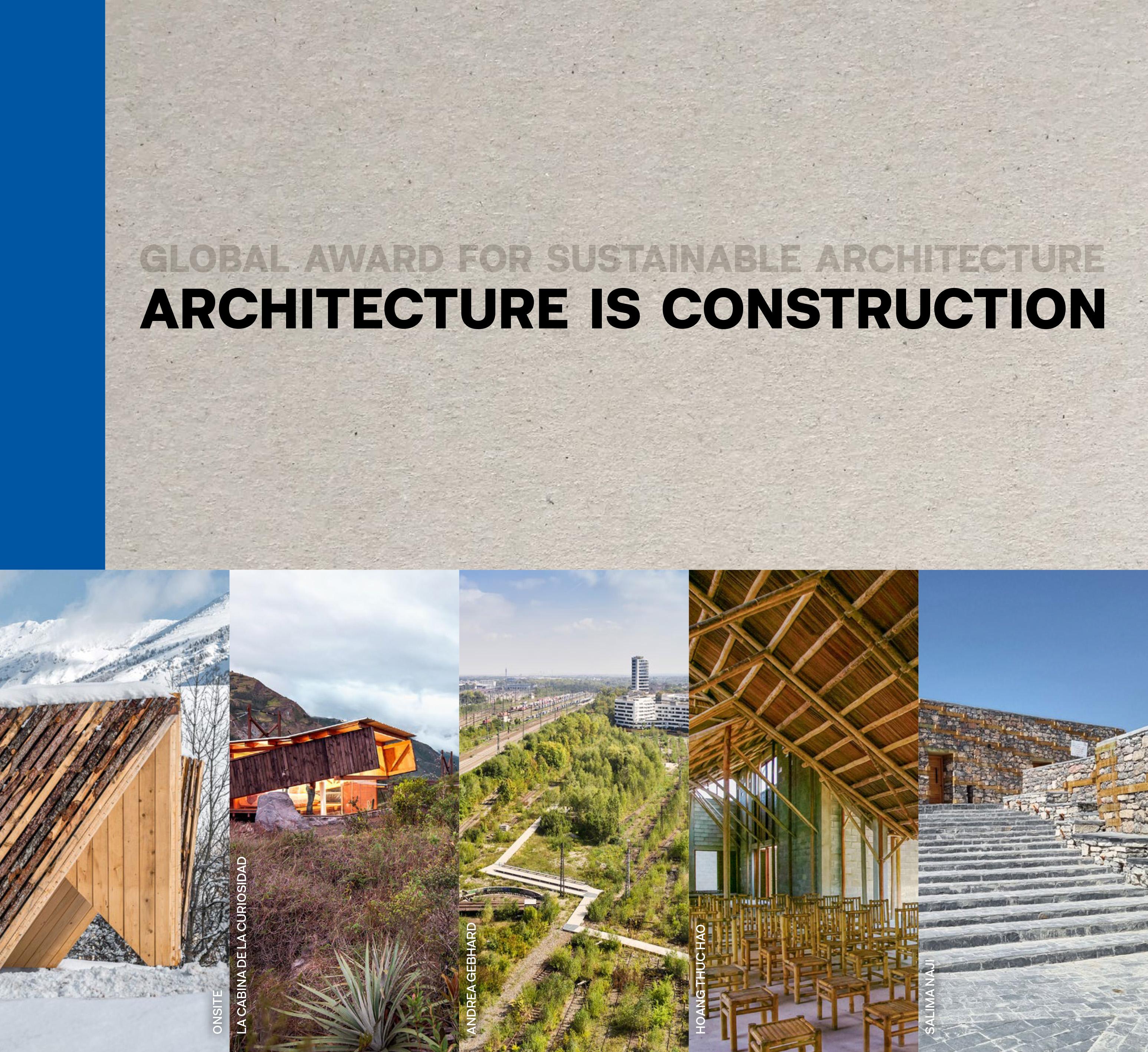 Vorderes Coverbild Architecture Is Construction