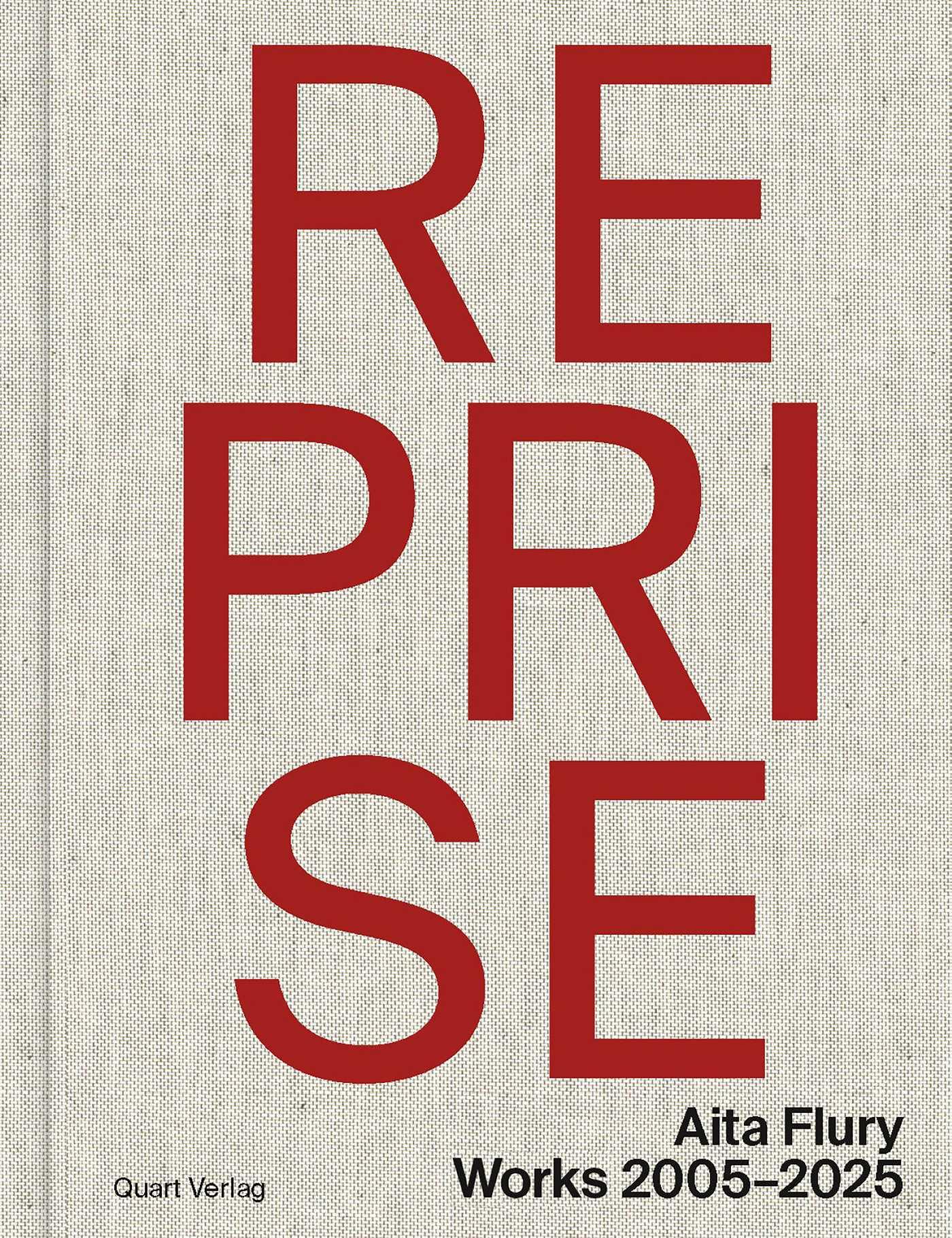 Vorderes Coverbild Reprise - Aita Flury