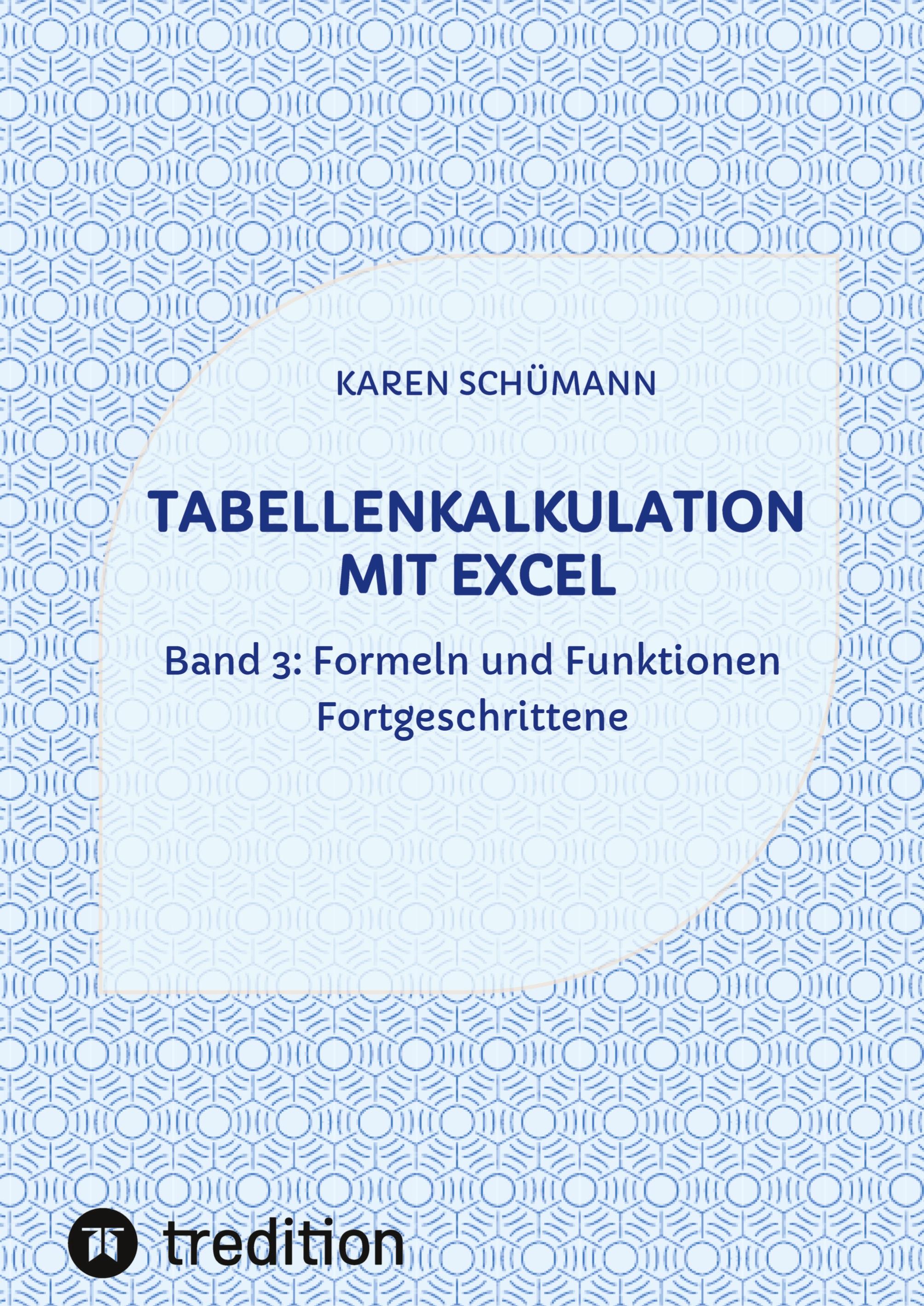 Vorderes Coverbild Tabellenkalkulation mit Excel
