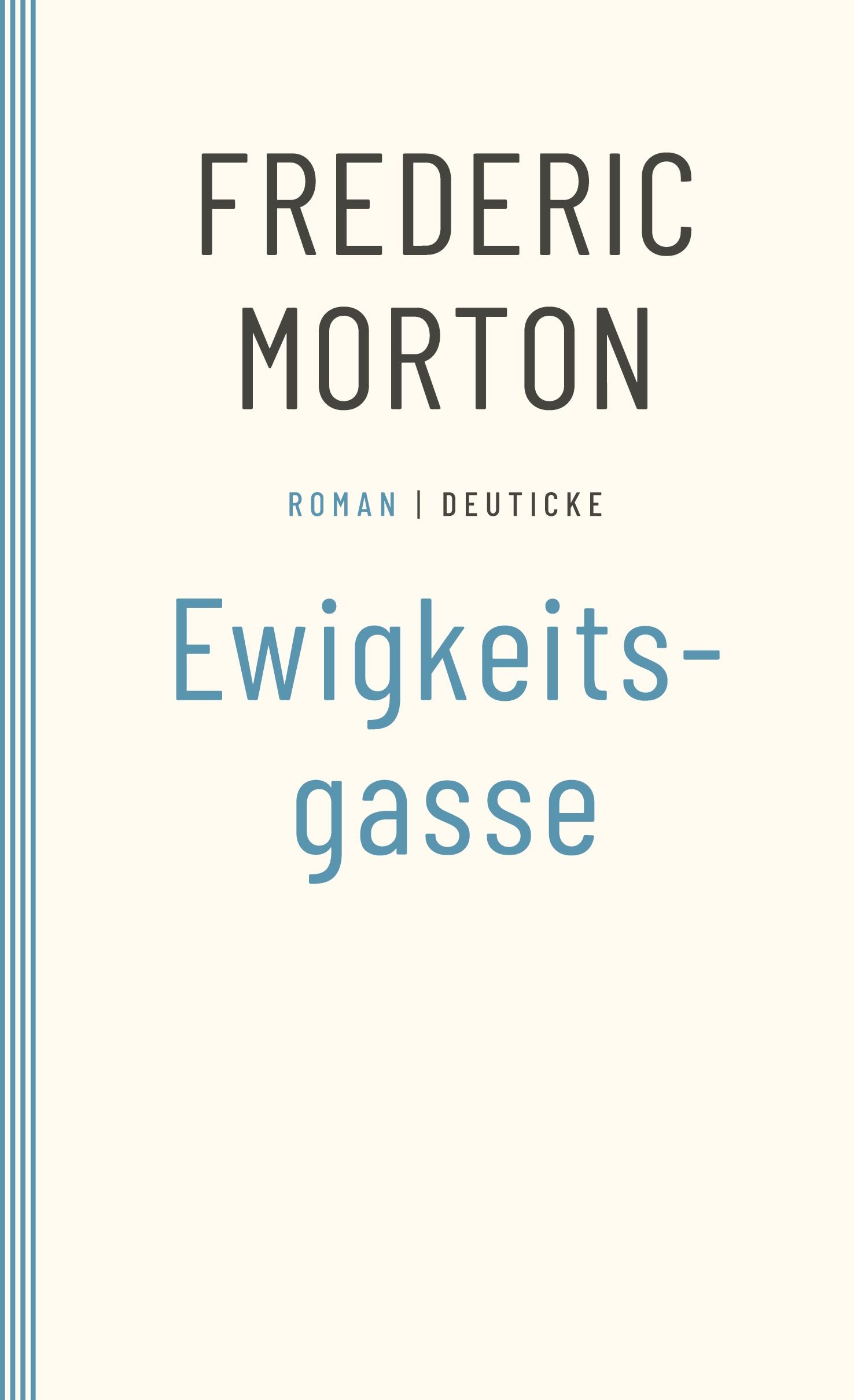Vorderes Coverbild Ewigkeitsgasse