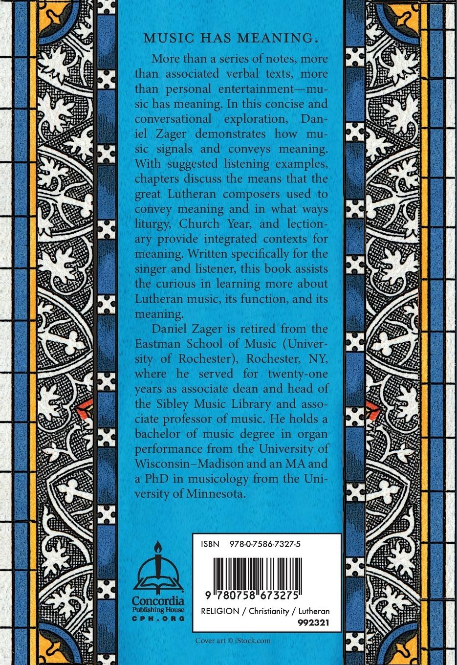 Rückseitencover Lutheran Music and Meaning