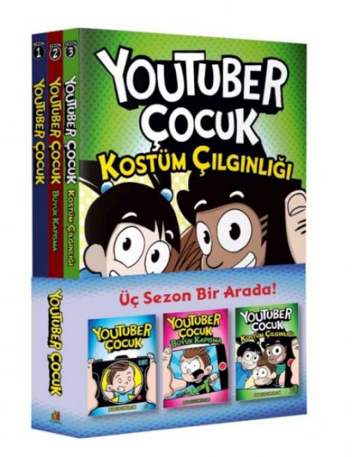 Vorderes Coverbild Youtuber Cocuk Set 3 Kitap