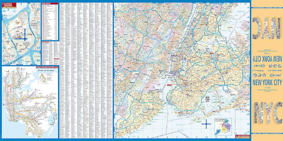 Beispielinhalt (Bild) New York City, Borch Map