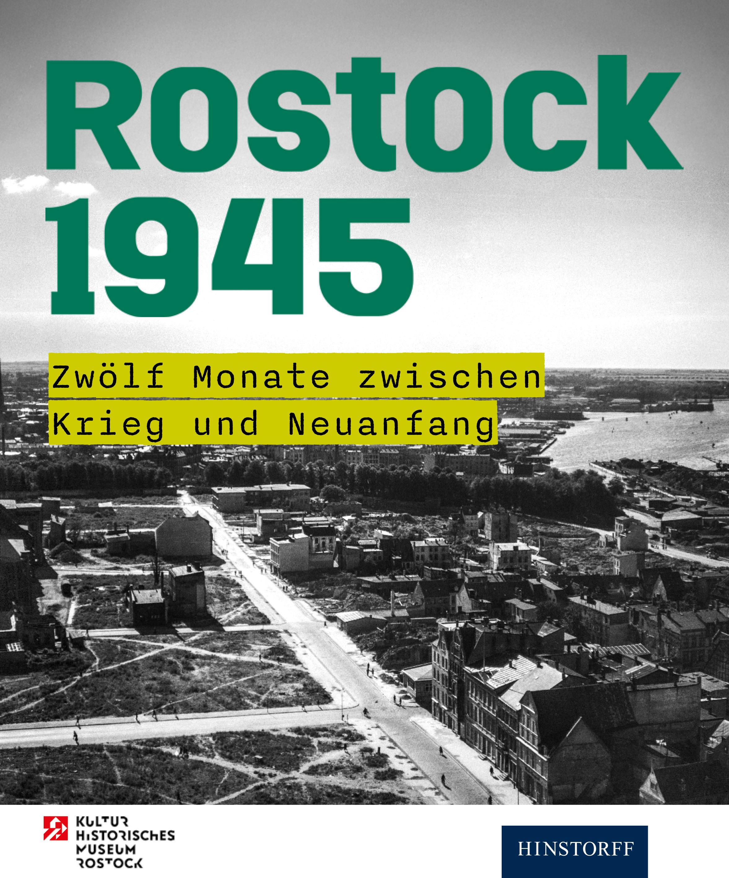 Vorderes Coverbild Rostock 1945