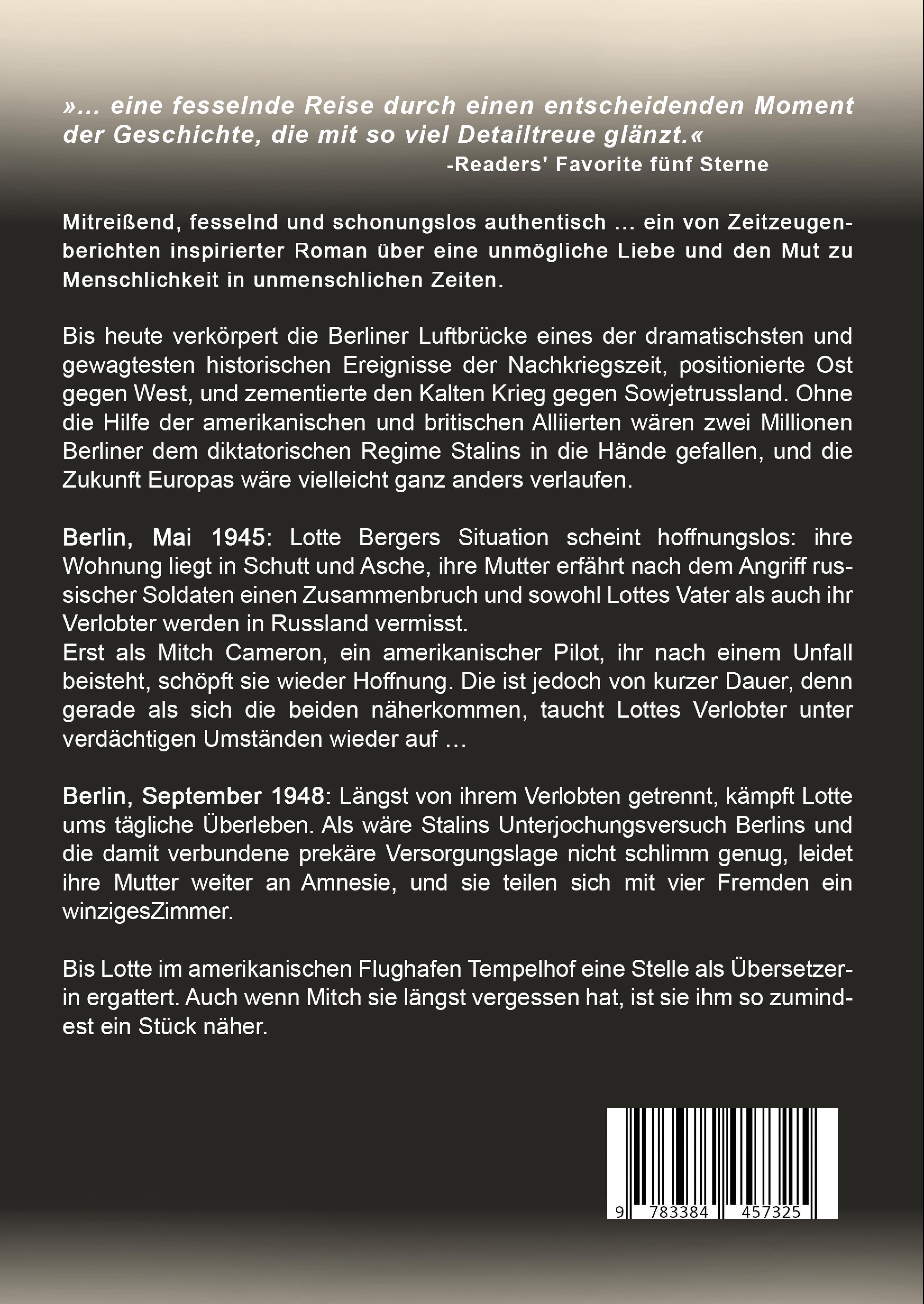 Rückseitencover Zwei Handvoll Freiheit