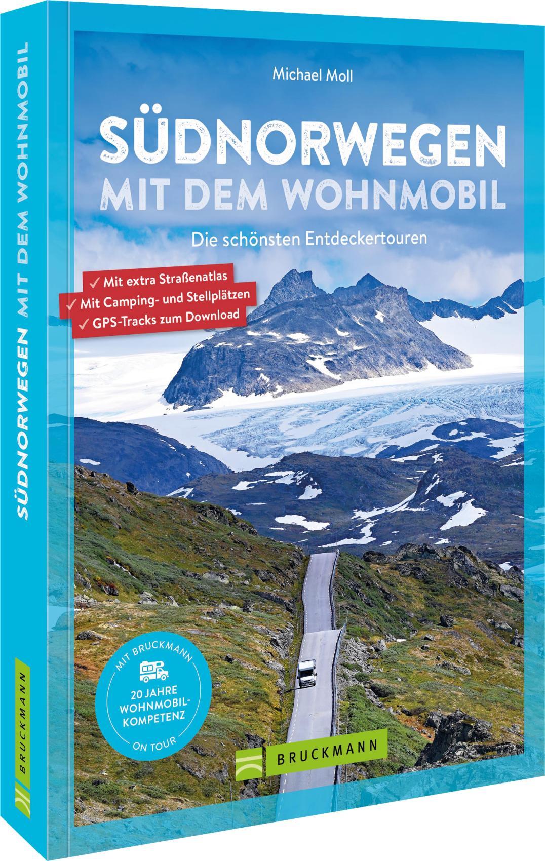 Vorderes Coverbild Südnorwegen mit dem Wohnmobil