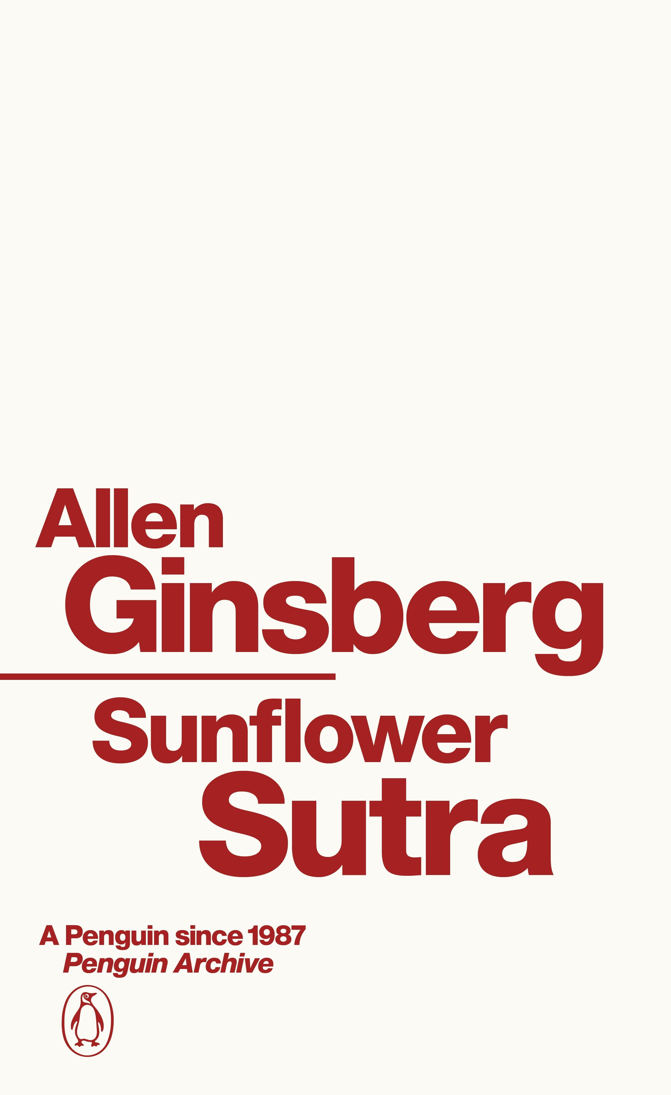 Vorderes Coverbild Sunflower Sutra