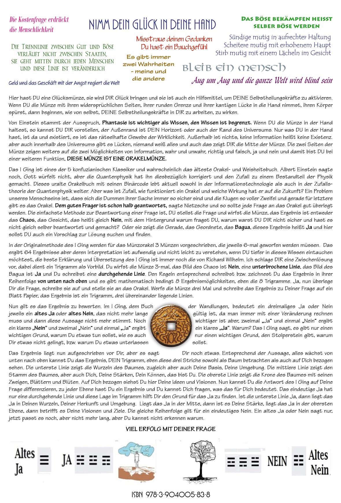 Rückseitencover Hilf Dir selbst, dann hilft Dir Gott! Leporello