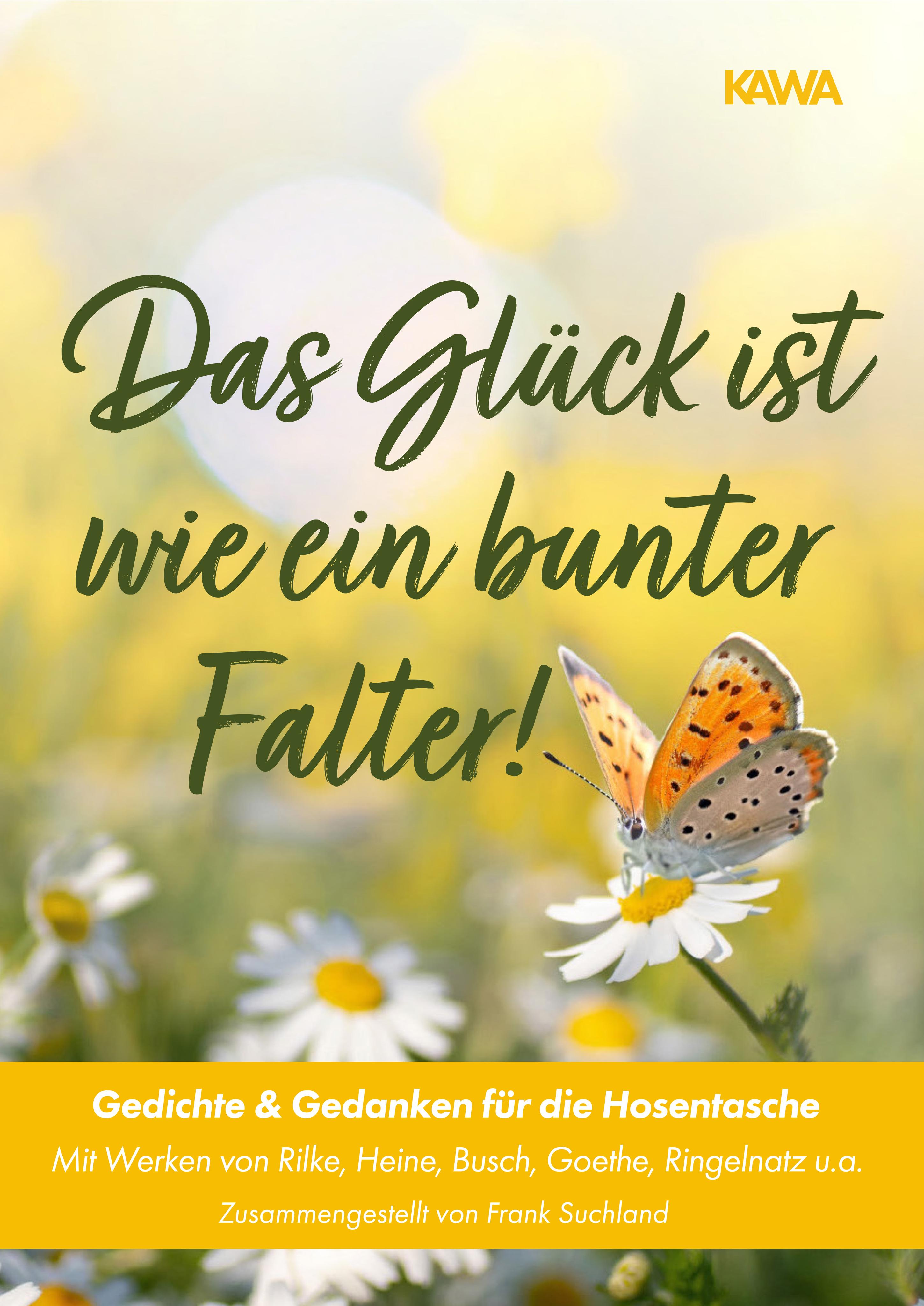 Vorderes Coverbild Das Glück ist wie ein bunter Falter!