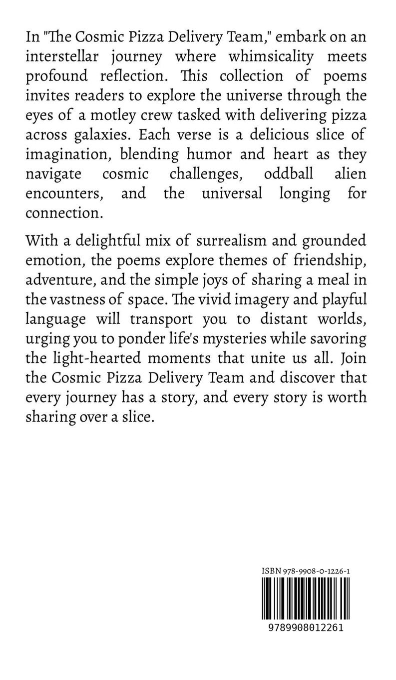 Rückseitencover The Cosmic Pizza Delivery Team