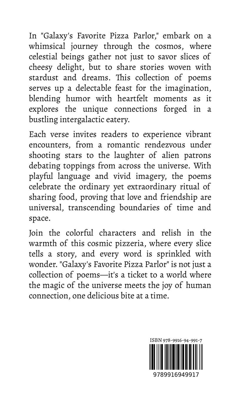 Rückseitencover Galaxy's Favorite Pizza Parlor