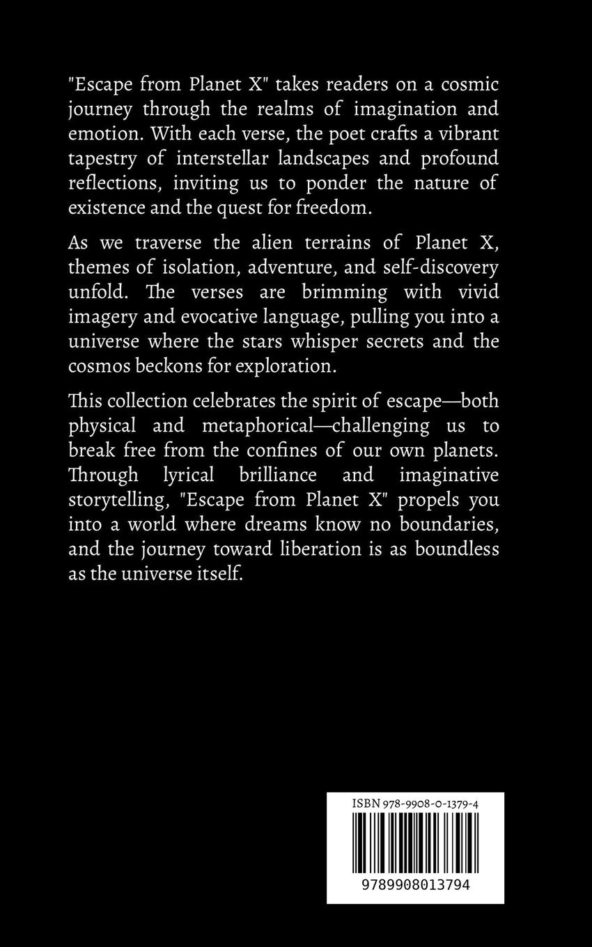 Rückseitencover Escape from Planet X