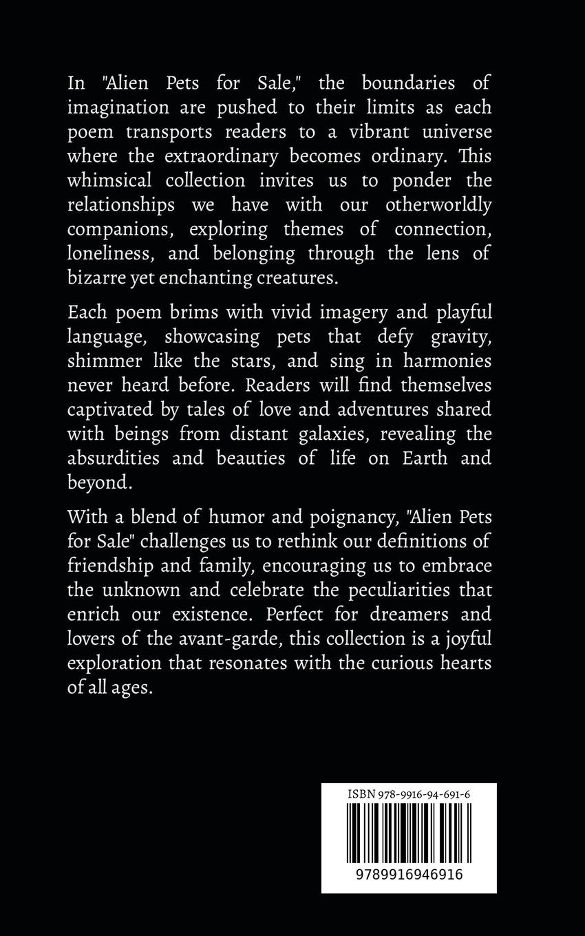 Rückseitencover Alien Pets for Sale