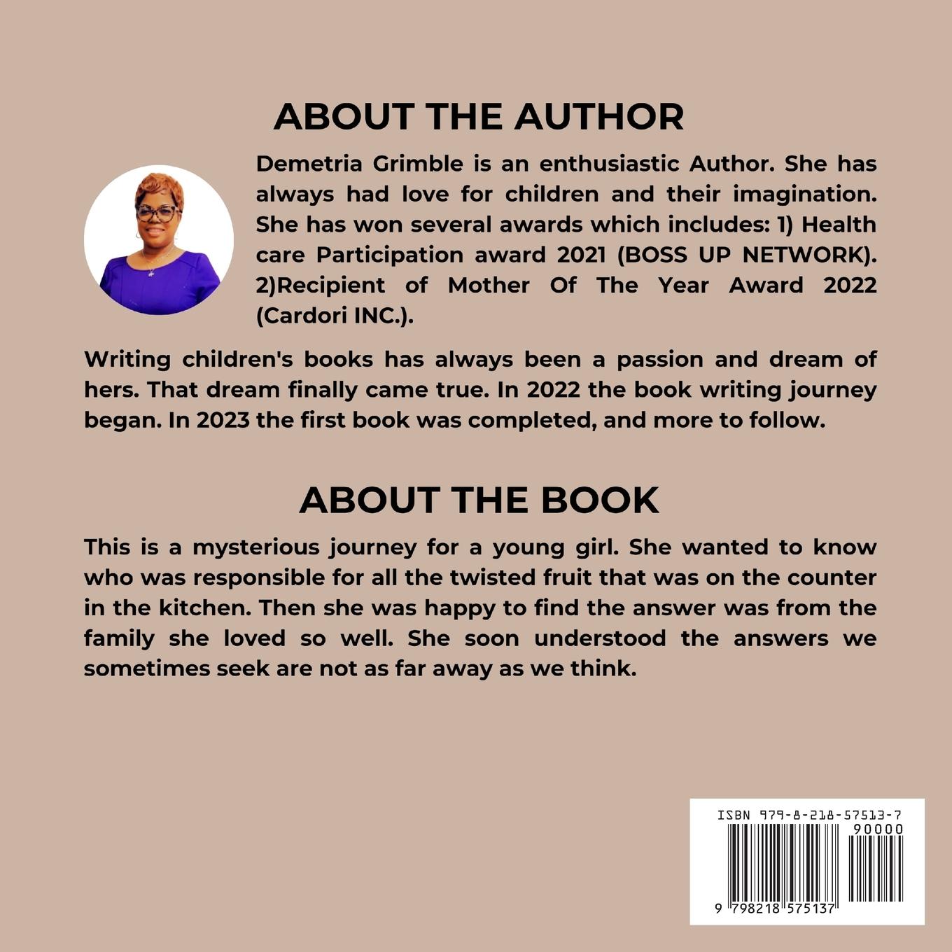 Rückseitencover Lena And The Twisted Fruit