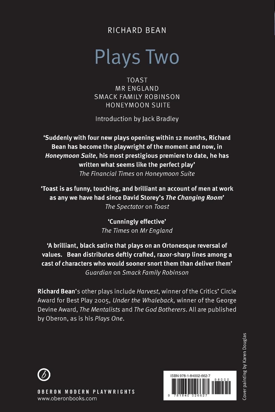 Rückseitencover Richard Bean