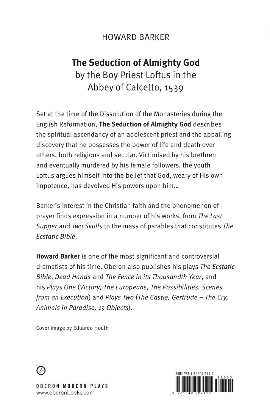 Rückseitencover The Seduction of Almighty God