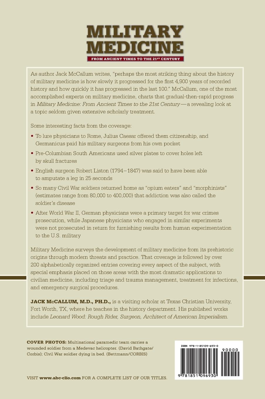 Rückseitencover Military Medicine