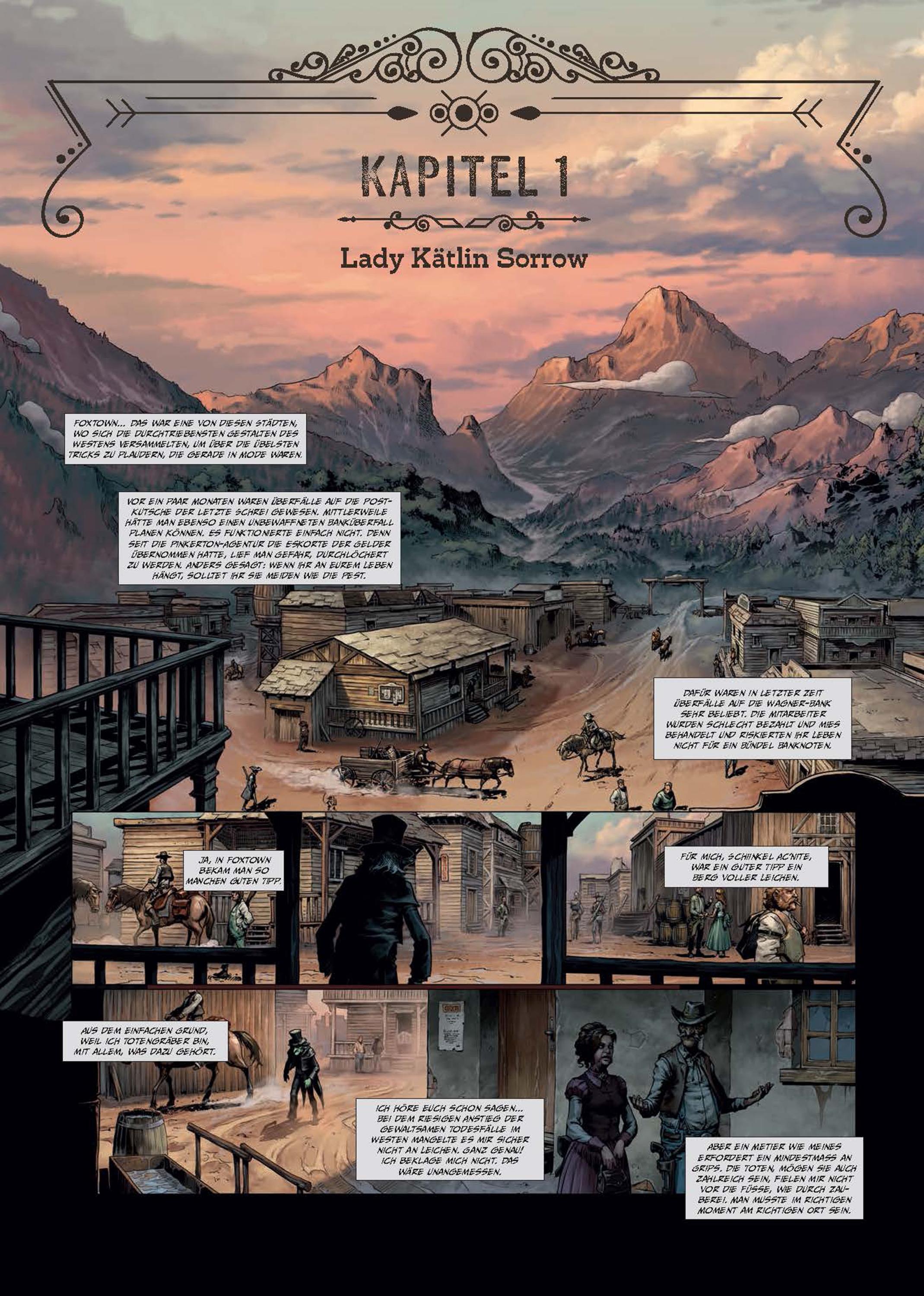 Beispielinhalt (Bild) West Fantasy. Band 1