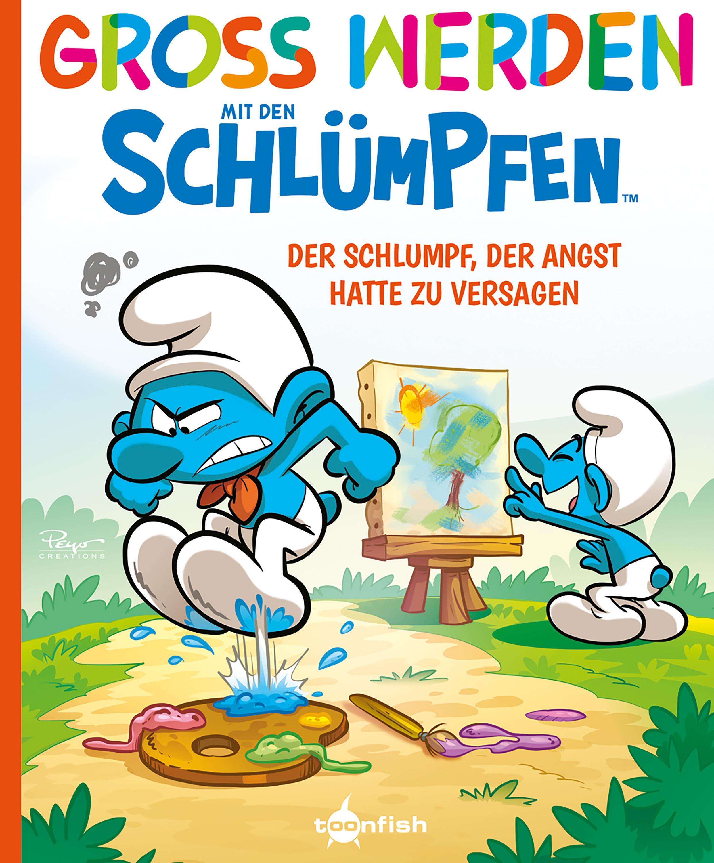 Vorderes Coverbild Groß werden mit den Schlümpfen: Der Schlumpf, der Angst hatte zu versagen