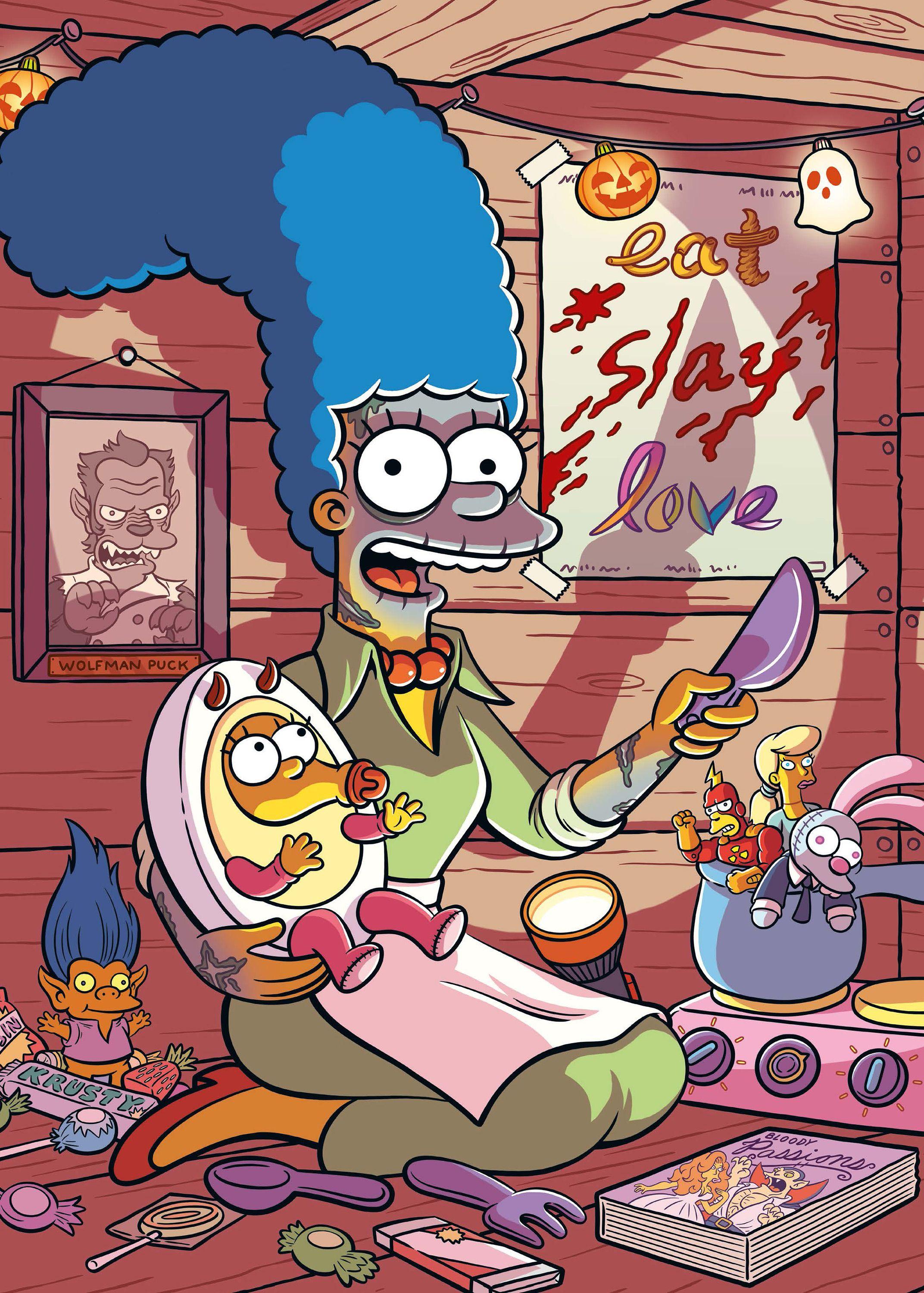 Beispielinhalt (Bild) The Simpsons: Treehouse of Horror Necronomnibus. Band 3