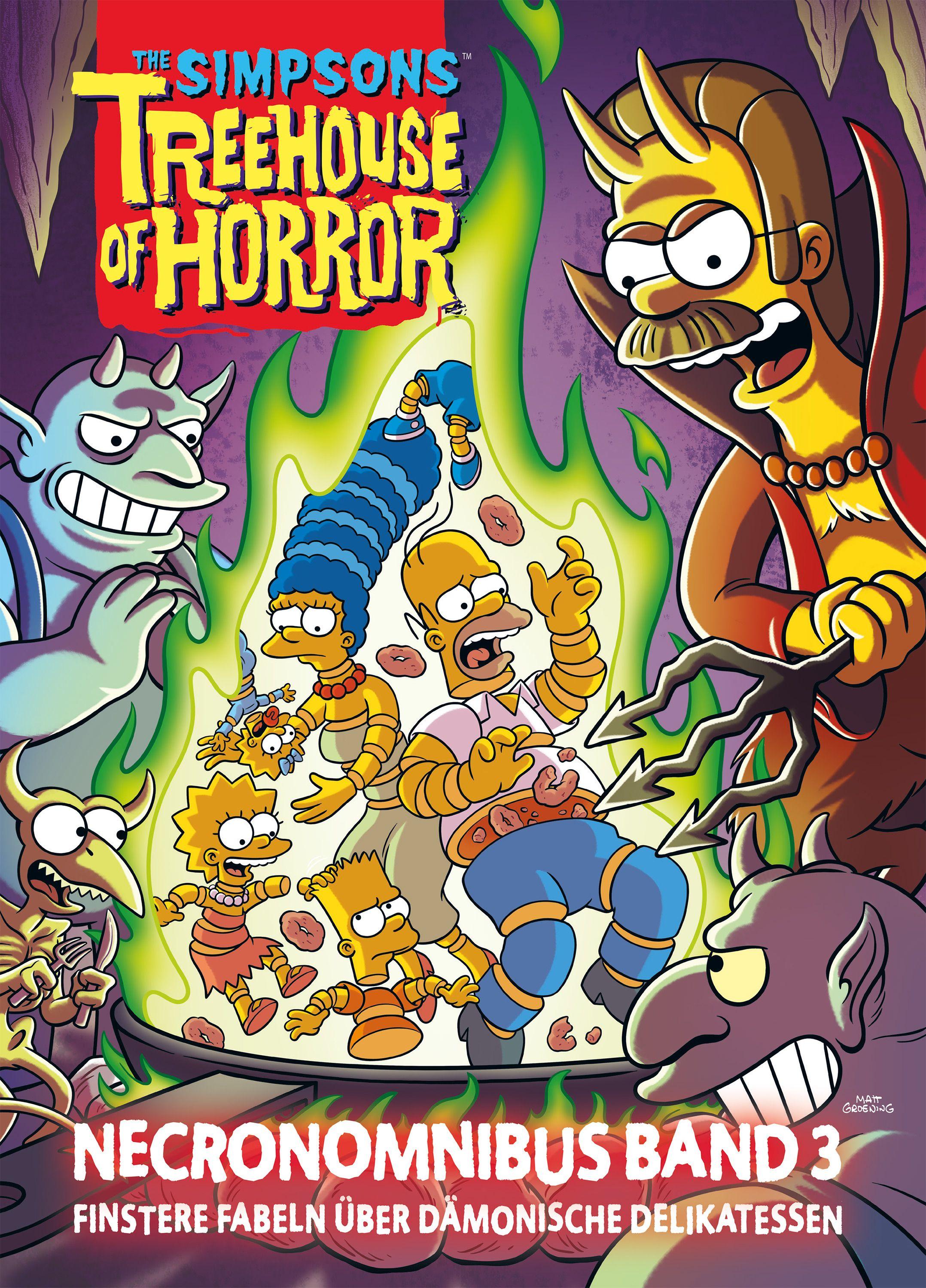 Vorderes Coverbild The Simpsons: Treehouse of Horror Necronomnibus. Band 3