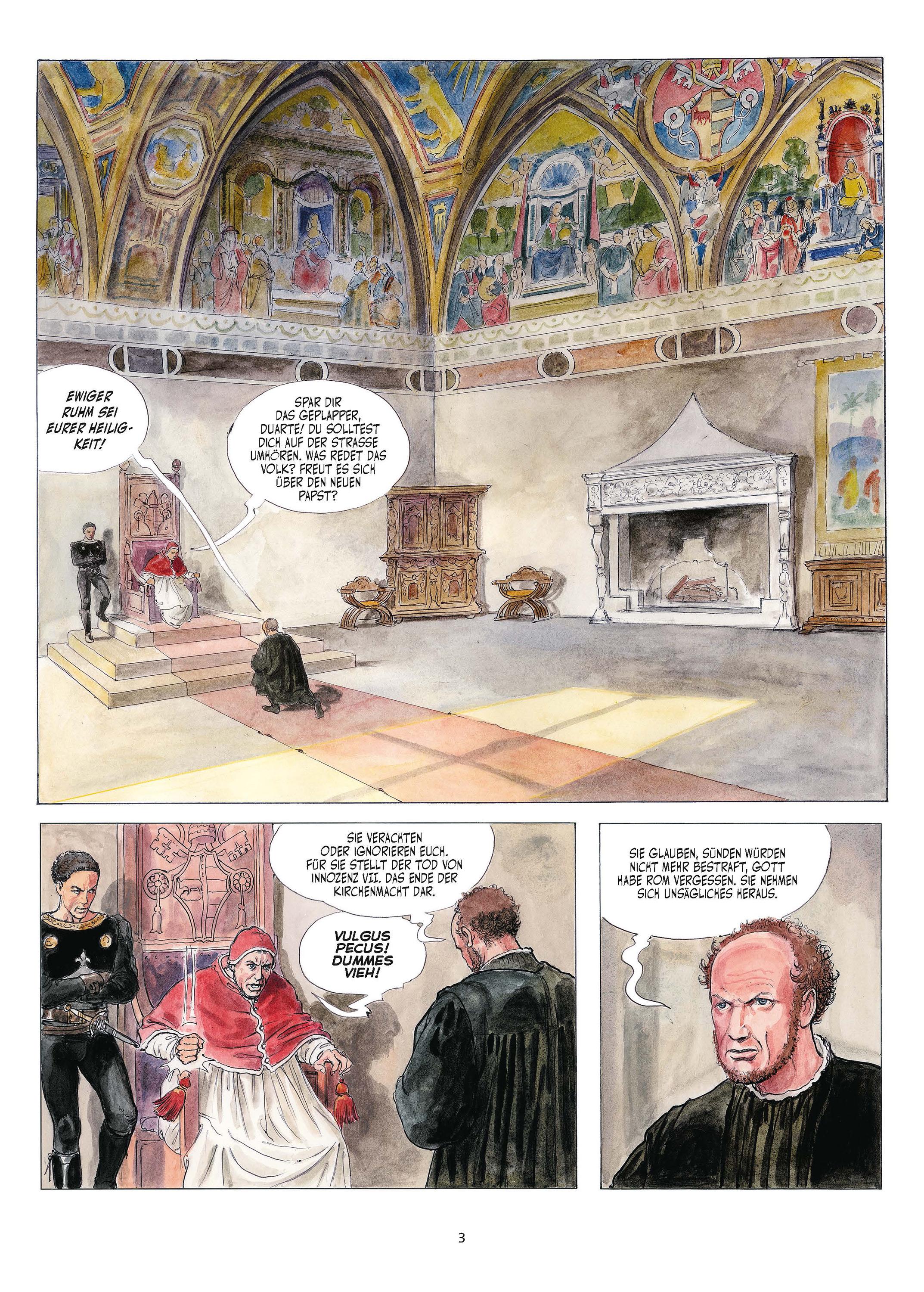 Beispielinhalt (Bild) Borgia. Band 2