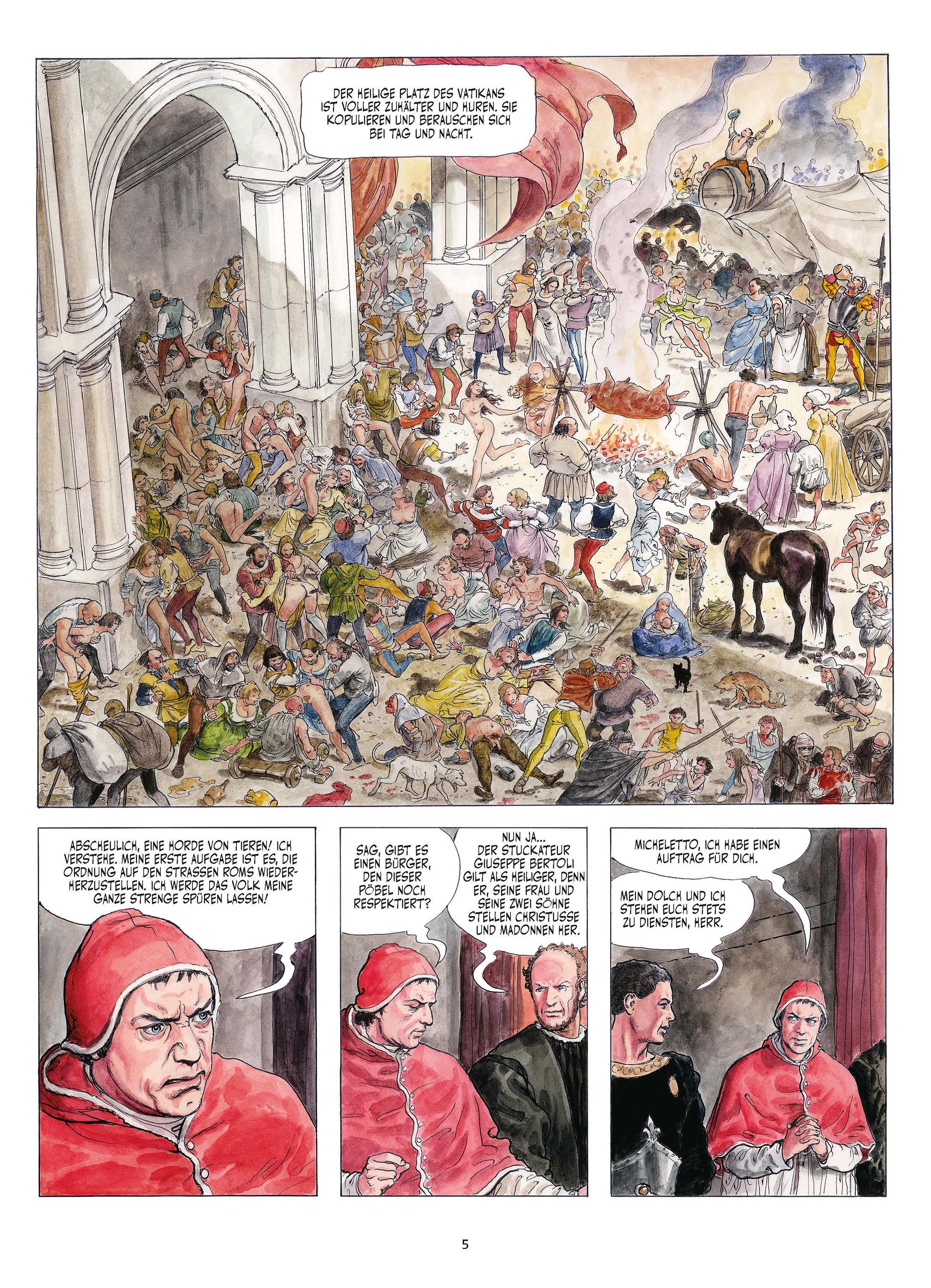 Beispielinhalt (Bild) Borgia. Band 2