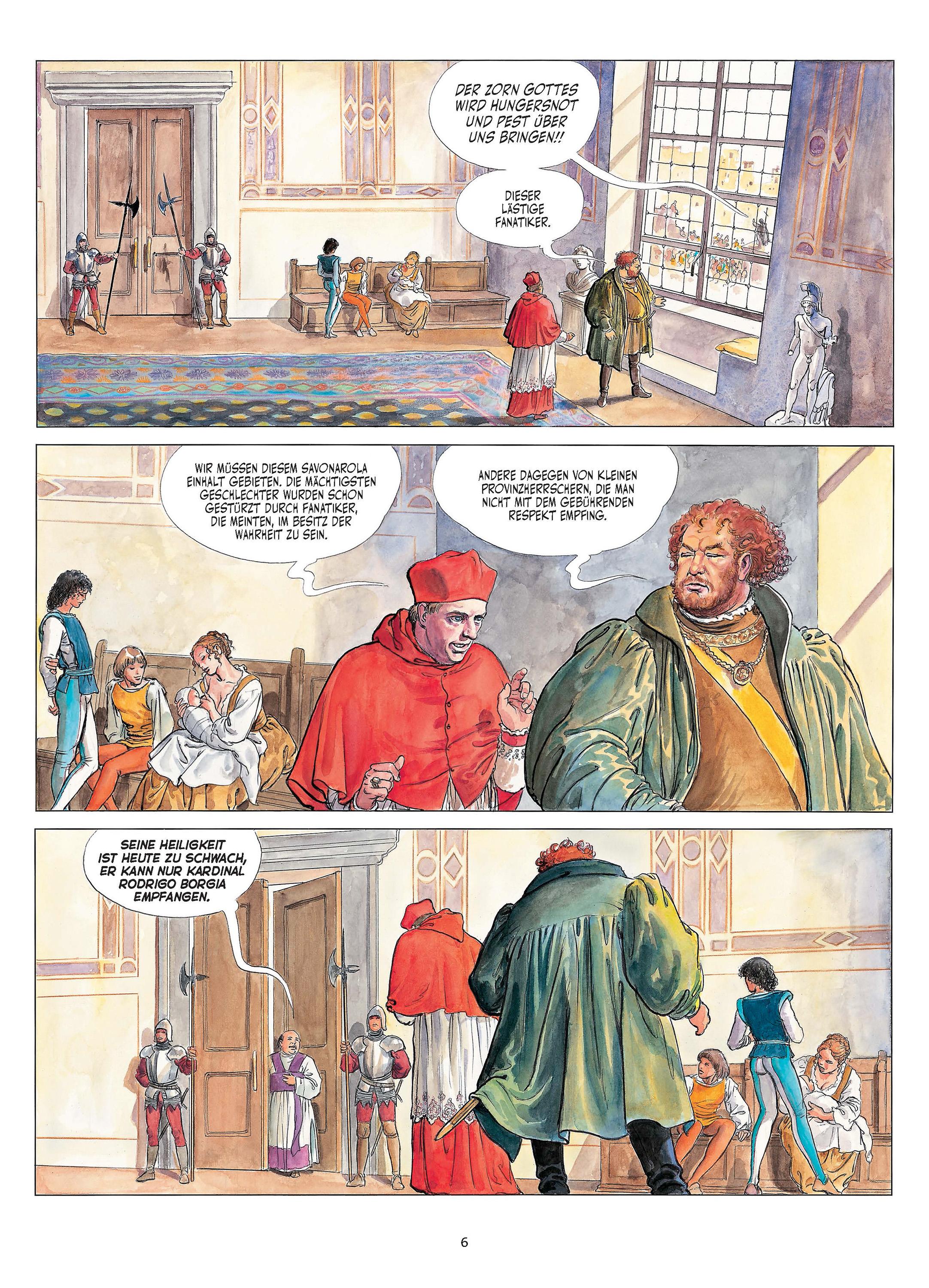 Beispielinhalt (Bild) Borgia. Band 1