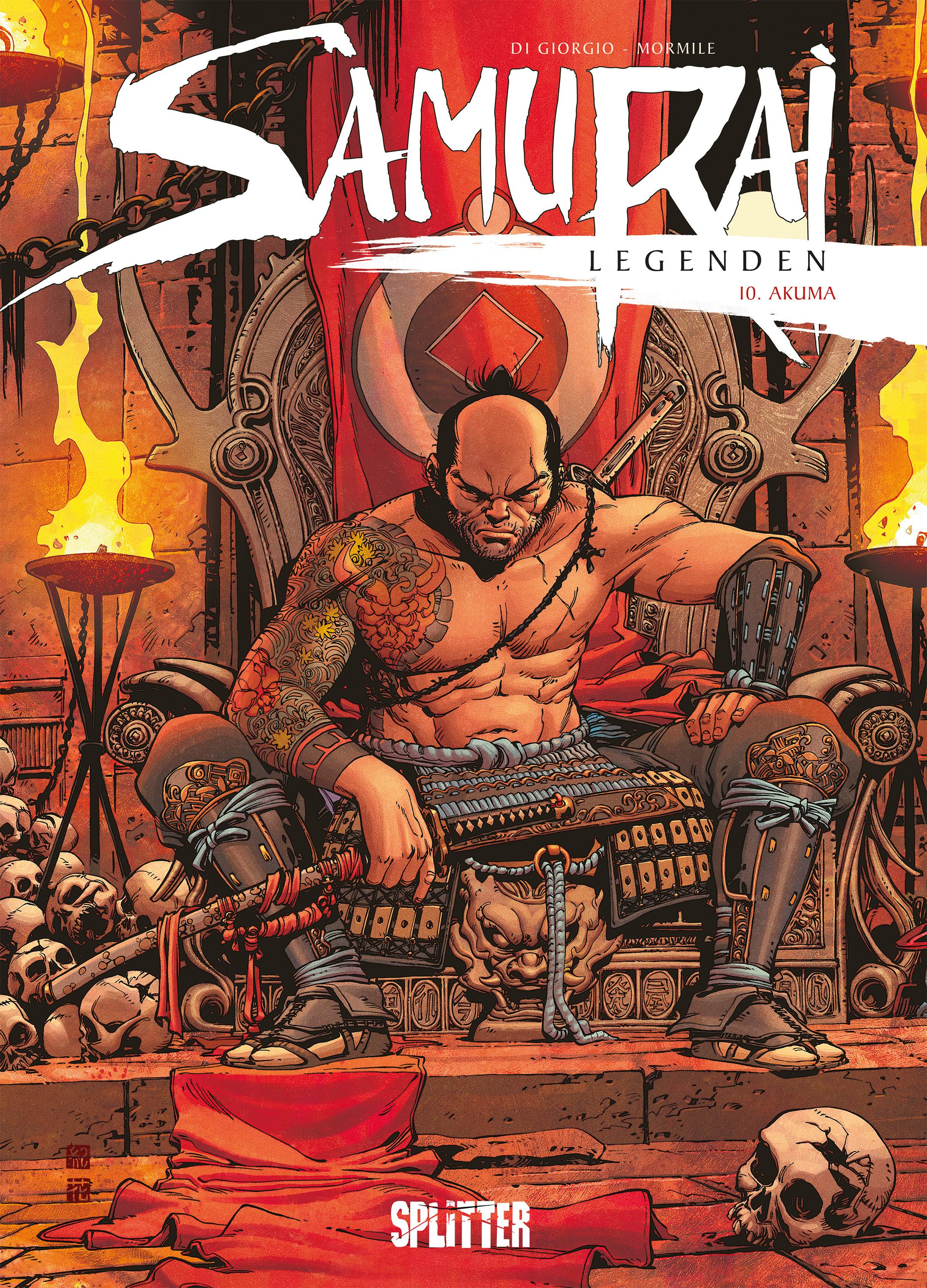 Vorderes Coverbild Samurai Legenden. Band 10