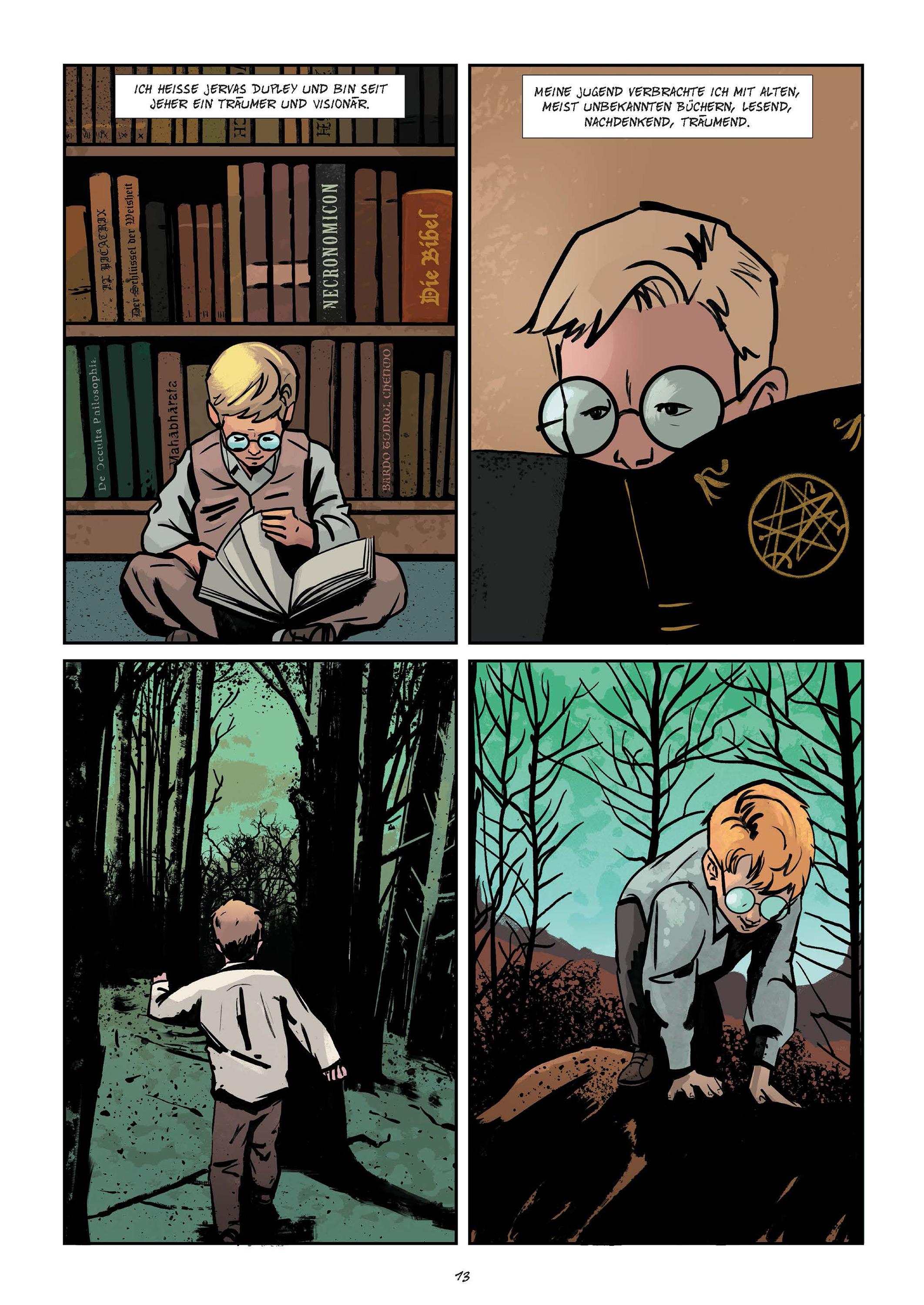 Beispielinhalt (Bild) H. P. Lovecraft: Das Grab
