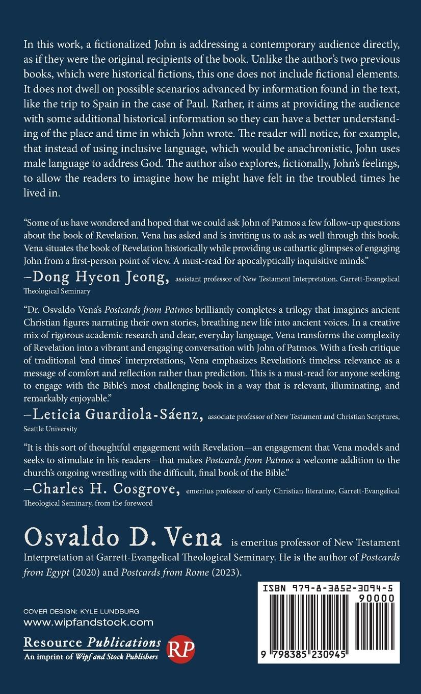 Rückseitencover Postcards from Patmos