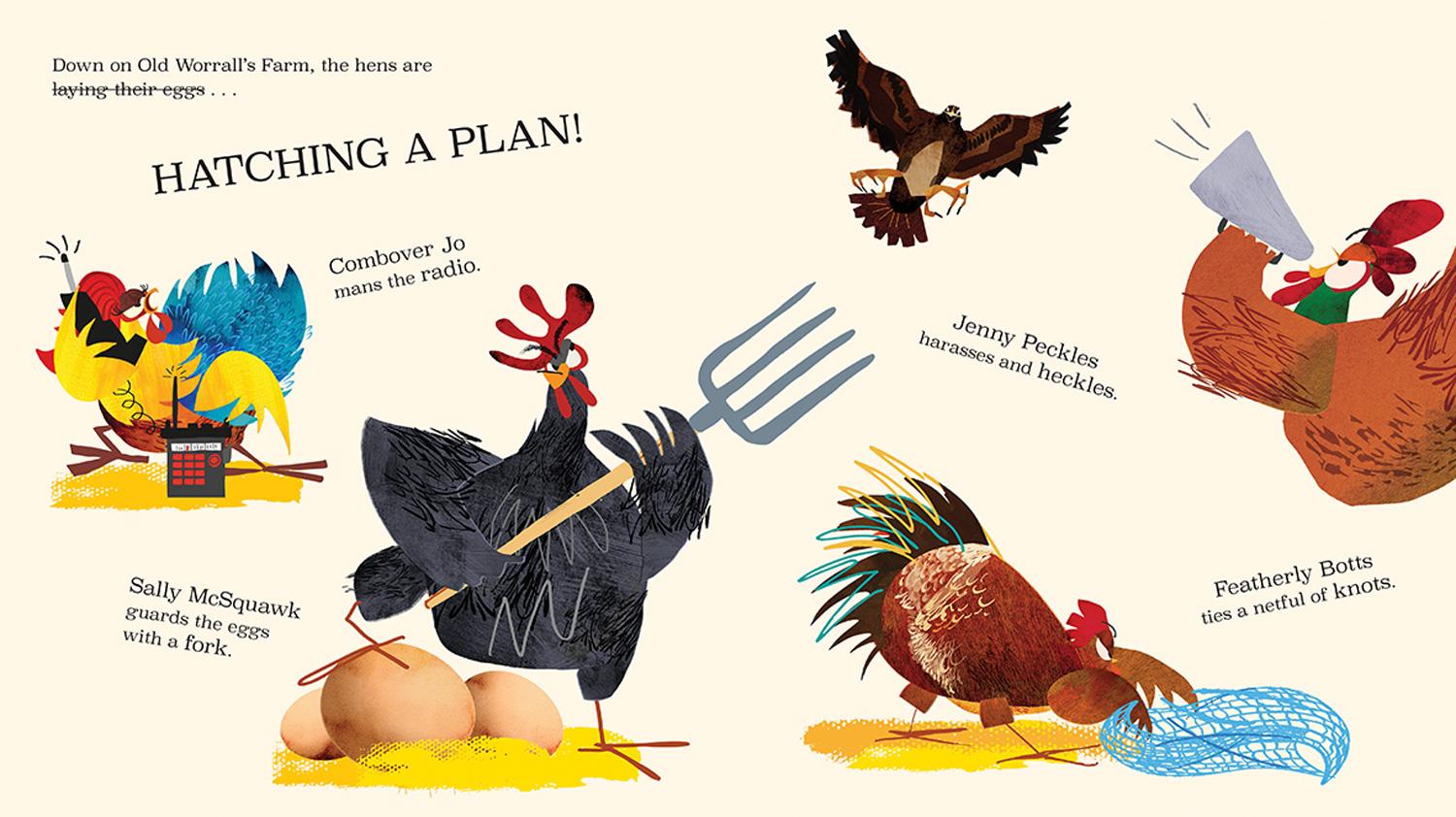 Beispielinhalt (Bild) Jenny Peckles Lays Eggs With Speckles