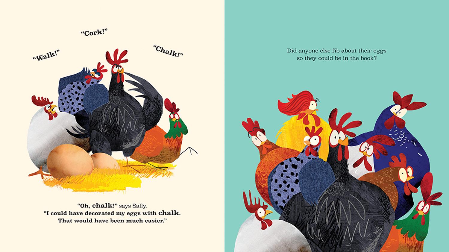 Beispielinhalt (Bild) Jenny Peckles Lays Eggs With Speckles