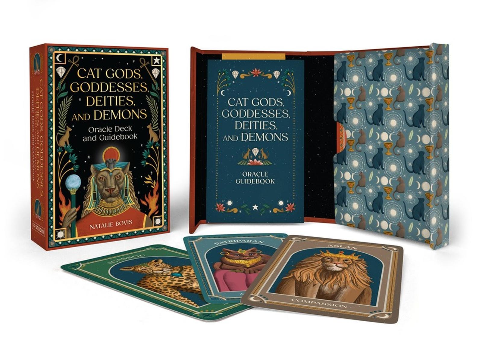 Vorderes Coverbild Cat Gods, Goddesses, Deities, and Demons Oracle Deck and Guidebook
