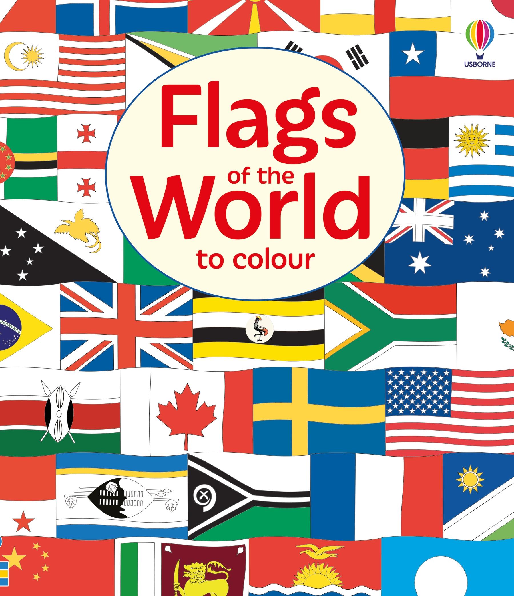 Vorderes Coverbild Flags of the World to Colour