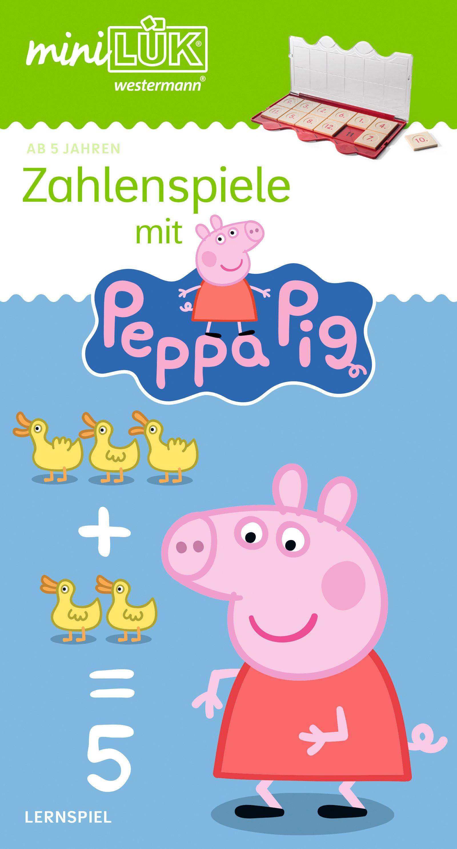 Vorderes Coverbild miniLÜK. Kindergarten/Vorschule Zahlenspiele mit Peppa Pig