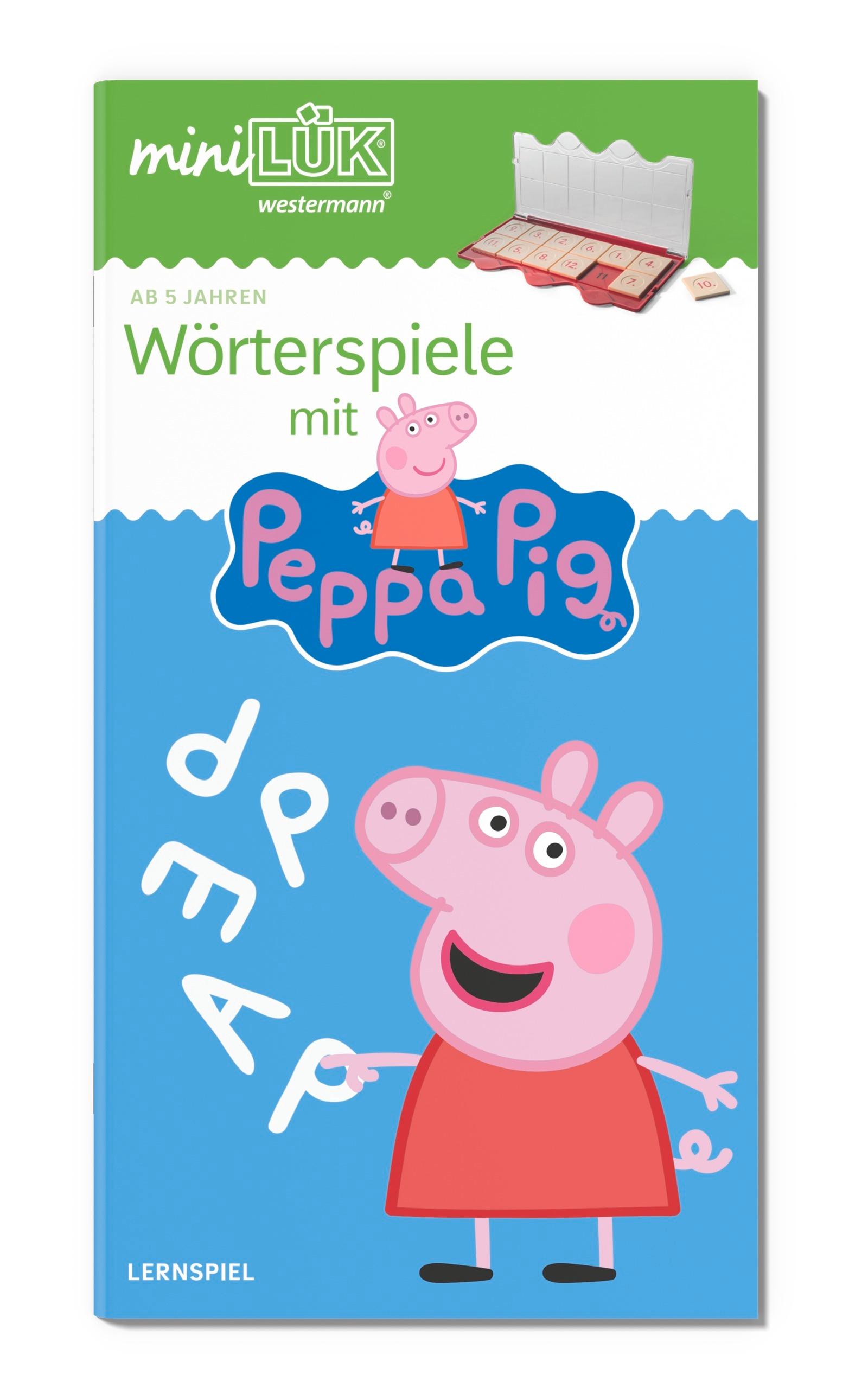 Vorderes Coverbild miniLÜK. Kindergarten/Vorschule Wörterspiele mit Peppa Pig