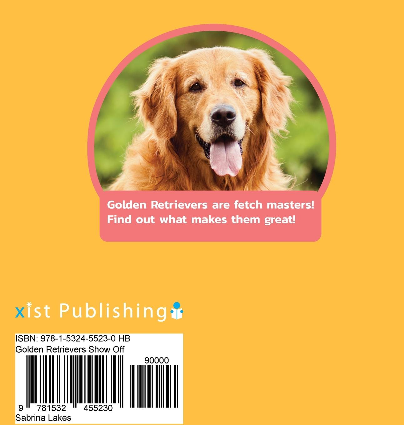 Rückseitencover Golden Retrievers Show Off